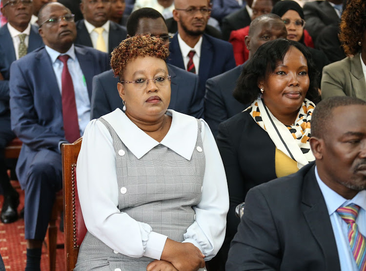 Leaders during the Kenya Kwanza parliamentary group meeting at State House on April 11, 2023