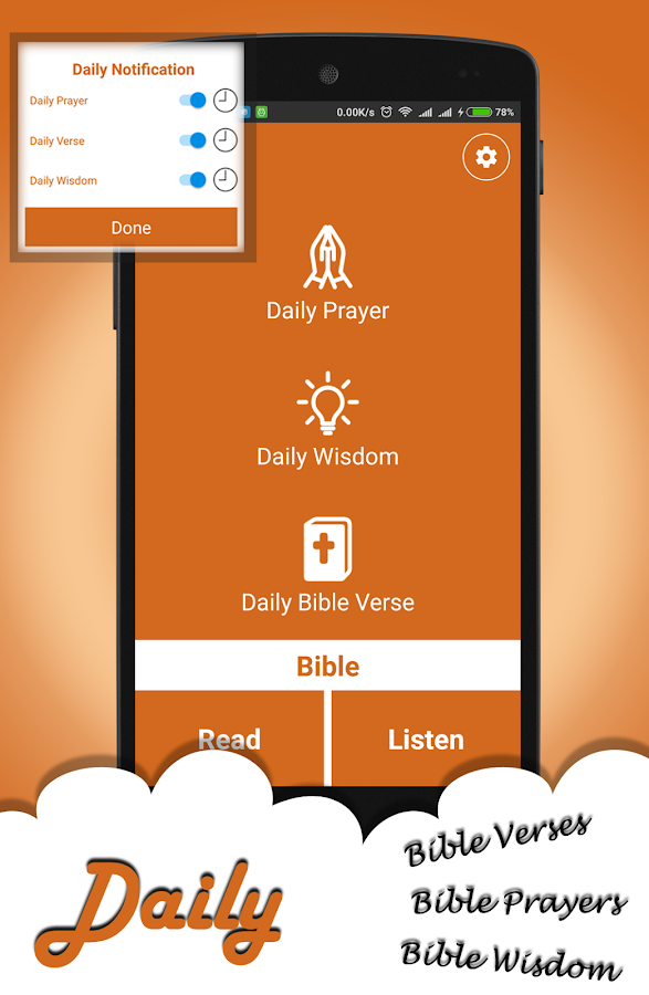 How can you listen to The Bible being read online?