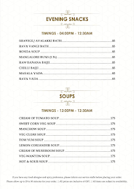 Chalukya Samrat  Cafe menu 3