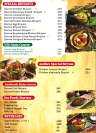 Chickpet Donne Biryani House menu 1