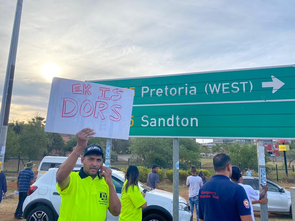 Water crisis: residents take to the streets in protest as Laudium reservoir drops to 4% - TimesLIVE