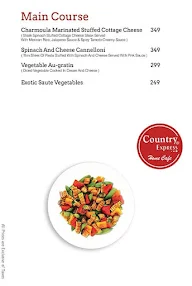 Country Express Home Cafe menu 2