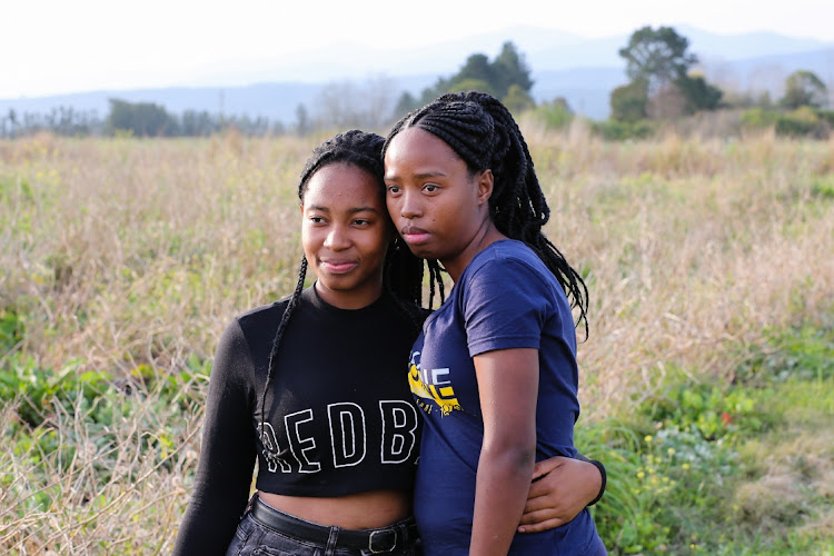 Charmeldra Phambani, 17, left, and Andrea Sass, 23, survived the accident and have since become like sisters .