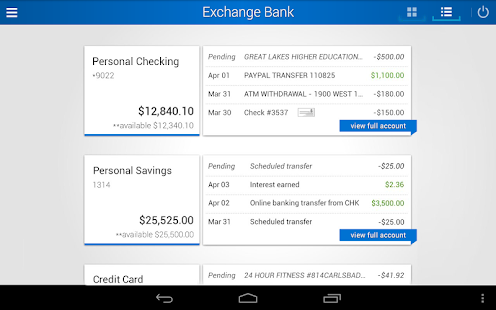 Exchange Bank Mobile Screenshots 5