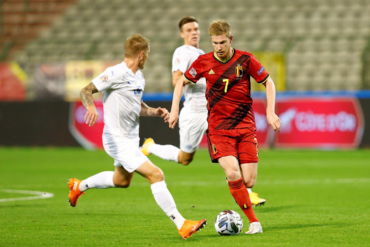 Belgium midfielder Kevin de Bruyne in action against Iceland