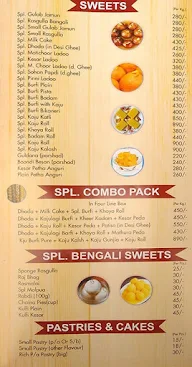 Samrat Bakery menu 1