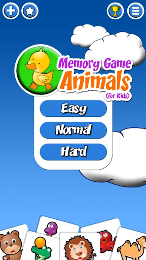 Memory Game Animals for Kids