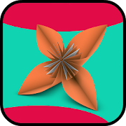 how to make origami flowers step by step  Icon