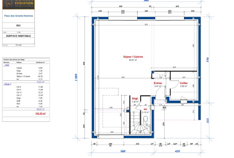  Vente Terrain + Maison - Terrain : 600m² - Maison : 142m² à Mareuil-lès-Meaux (77100) 