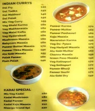 Nisarga Grand, YMCA menu 7