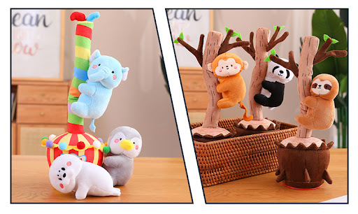 Title 2, Cartoon Animal Cactus Electric Toy Interactive ...