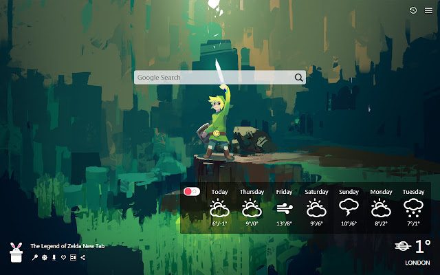 LA légende de Zelda New Tab, Fonds d'écran HD