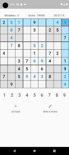 Screenshot Sudoku DUDU