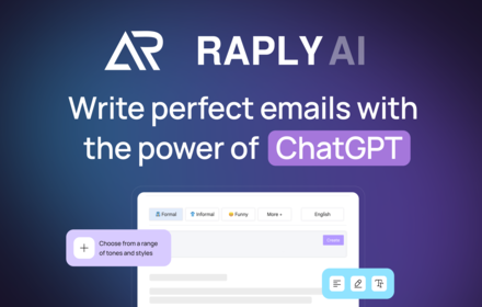 Raply.AI - ChatGPT Email Assistant AI small promo image