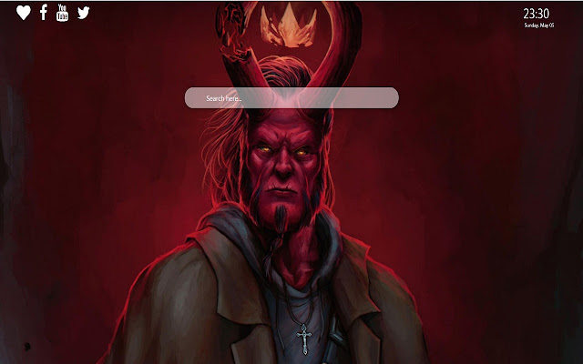 Hellboy Wallpaper New Tab Background