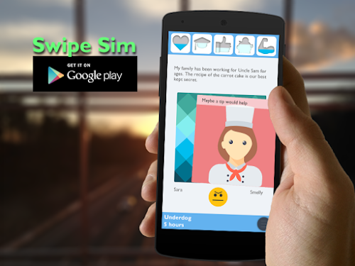 Android application Swipe Sim screenshort