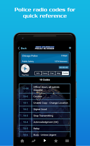 Police Scanner Radio - Hot Pursuit Police Scanner