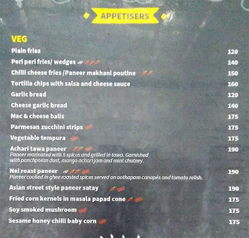 Coco Jaunt 1728 menu 
