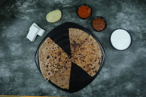 Cheese Paneer Aloo Paratha