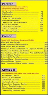 Paratha Bites menu 1
