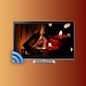 Fireplace & Candles Chromecast icon