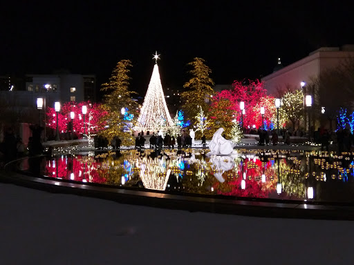 Nativity Scene - Salt Lake Temple Reflecting Pool