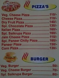 Shree Saikrupa menu 4