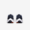 air zoom pegasus 38 particle gray / midnight navy / orange / white