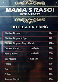 Mama's Rasoi menu 1