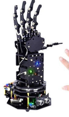 Title 8, Bionic Mechanical Programming Palm Gloves Robot...