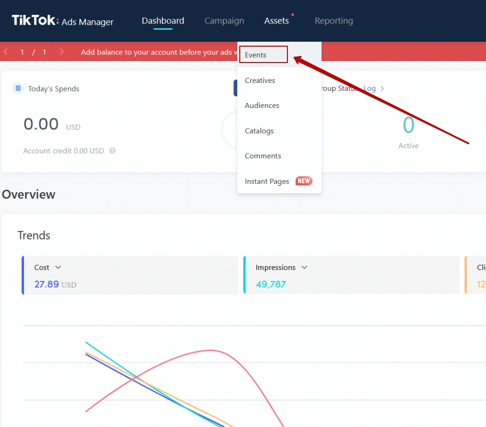 Запуск рекламной кампании в TikTok ADS на ARAY.COM