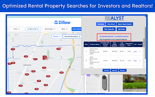 Realyst:Single Family Property Tool for Homeowners and Investors