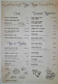 Dine house menu 8