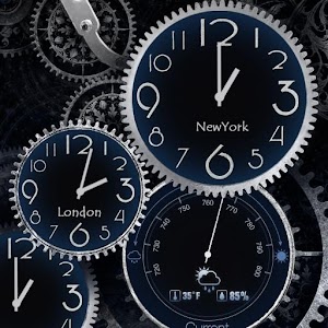 Black Clock Live Wallpaper apk Download