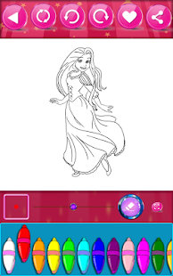 Princess Coloring Book Screenshot