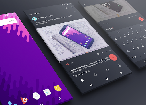 MaterialUp theme Dark CM12 13