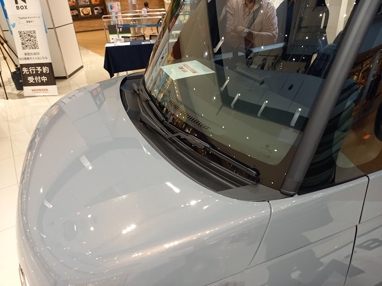 Nボックスカスタムの新型N-BOX・展示会・偶然の遭遇に関するカスタム事例の投稿画像7枚目