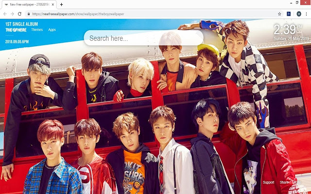 Kpop The Boyz HD Wallpapers Temas de pestañas nuevas