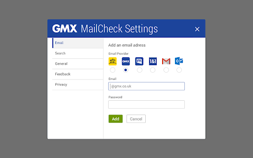 GMX.com MailCheck