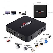 Android Tv Box Mxq Pro 4K Android:10.1 Đã Cài Sãn Xem Truyền Hình 200 Kênh Youtube Facebook