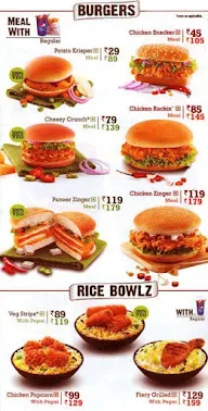 KFC menu 2