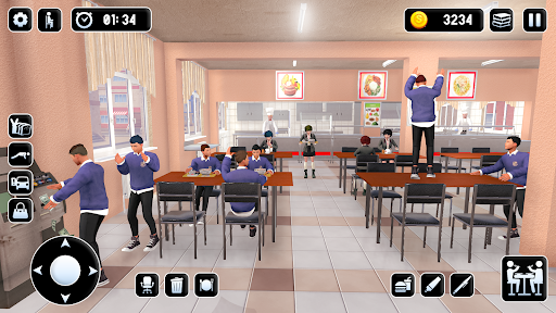 Screenshot High School Teacher Game 3D