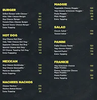 Fusion Fast Food menu 2