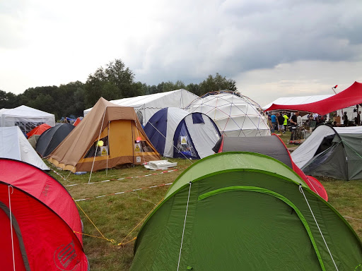 CCCamp11 during the day Germany 2011