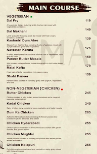 Mairaj Kitchen Kraft menu 1