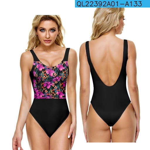 Title 2, European and American large size V-neck halter ...