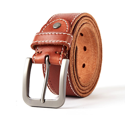 Title 3, Washed Cowhide Vegetable Tanned Leather Wide Be...