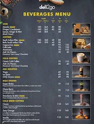 Deli2Go menu 1