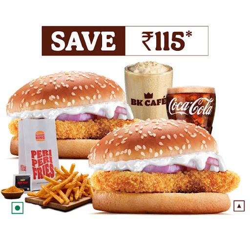 2Crispy Chicken+1King Fries+1Cold Coffee+1Coca Cola Medium