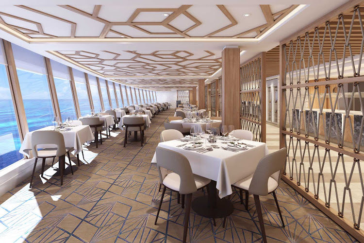  Taste the essence of Europe on the Mediterranean/seafood-infused Palomar restaurant on your Norwegian cruise. 